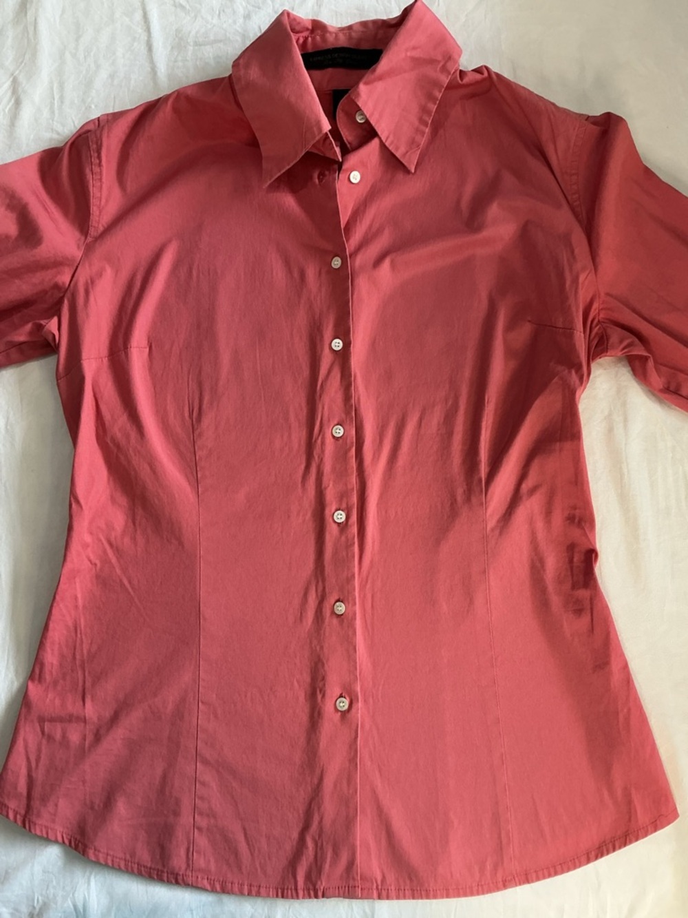 Shirt Express (8) Coral Pink Button-Up lightweight